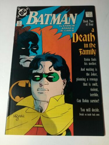 BATMAN #427 DC COMICS 1989 MIKE MIGNOLA COVER ART! A DEATH IN THE ...